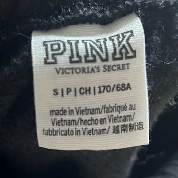 PINK Victoria’s Secret Women’s Black Everyday Lounge Classic Pants Size Small - Picture 6 of 7